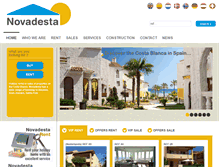 Tablet Screenshot of novadesta.com